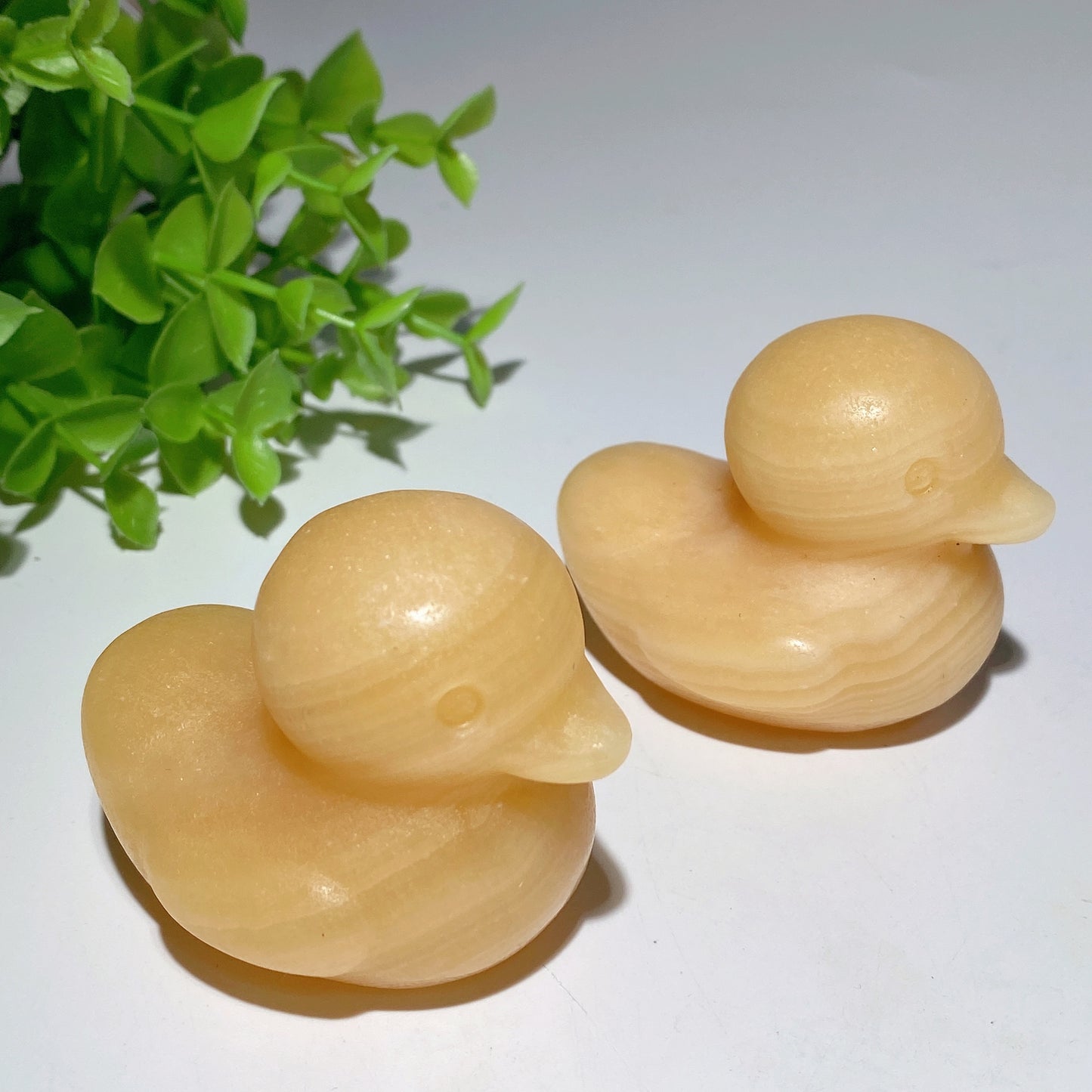 2.2" Orange Calcite Duck Carvings Crystal Healing Bulk Wholesale
