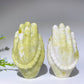 4.6" Serpentine Praying Hands Carvings Crystal Healing Bulk Wholesale