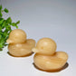 2.2" Orange Calcite Duck Carvings Crystal Healing Bulk Wholesale