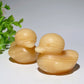 2.2" Orange Calcite Duck Carvings Crystal Healing Bulk Wholesale