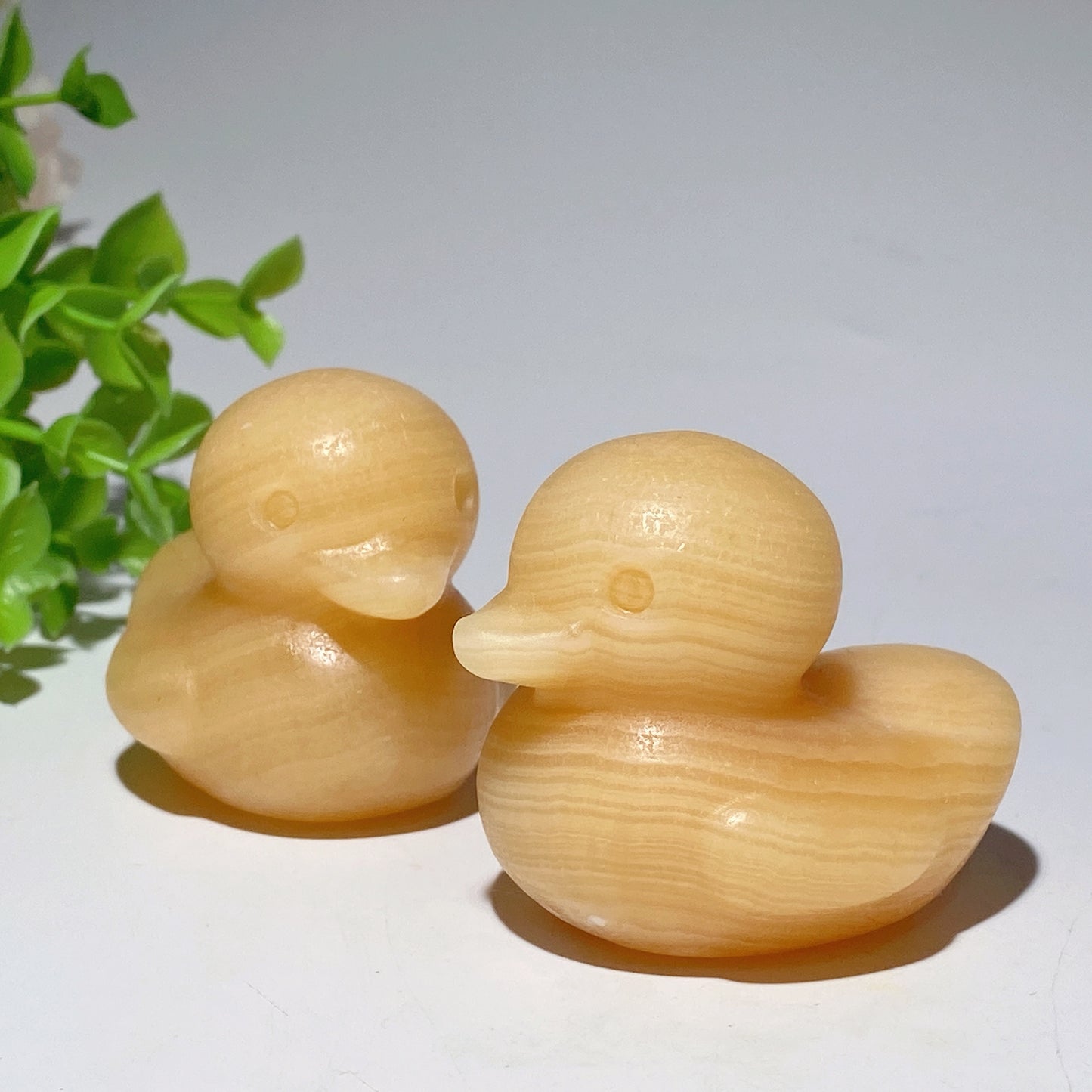 2.2" Orange Calcite Duck Carvings Crystal Healing Bulk Wholesale