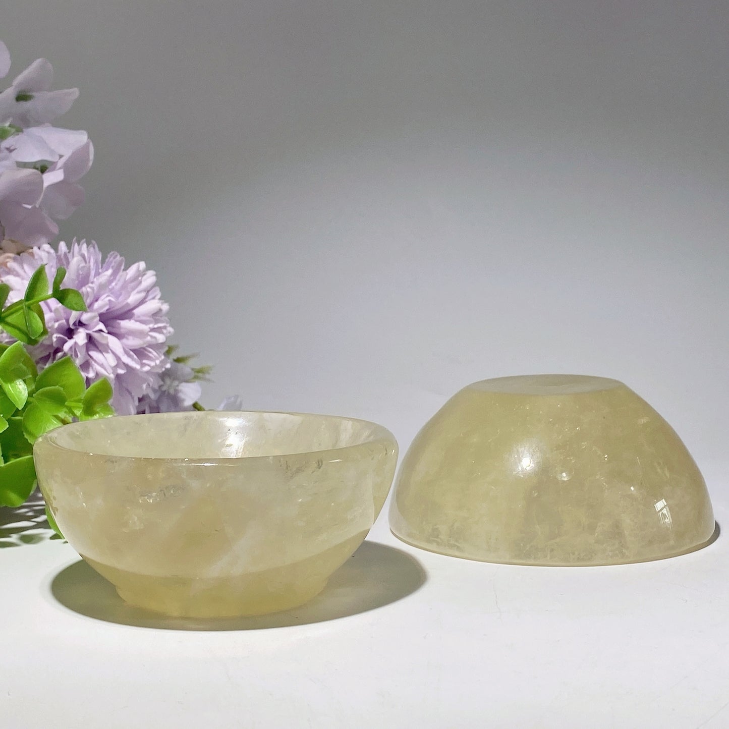 3.6" Citrine Bowl Carvings Bulk Wholesale