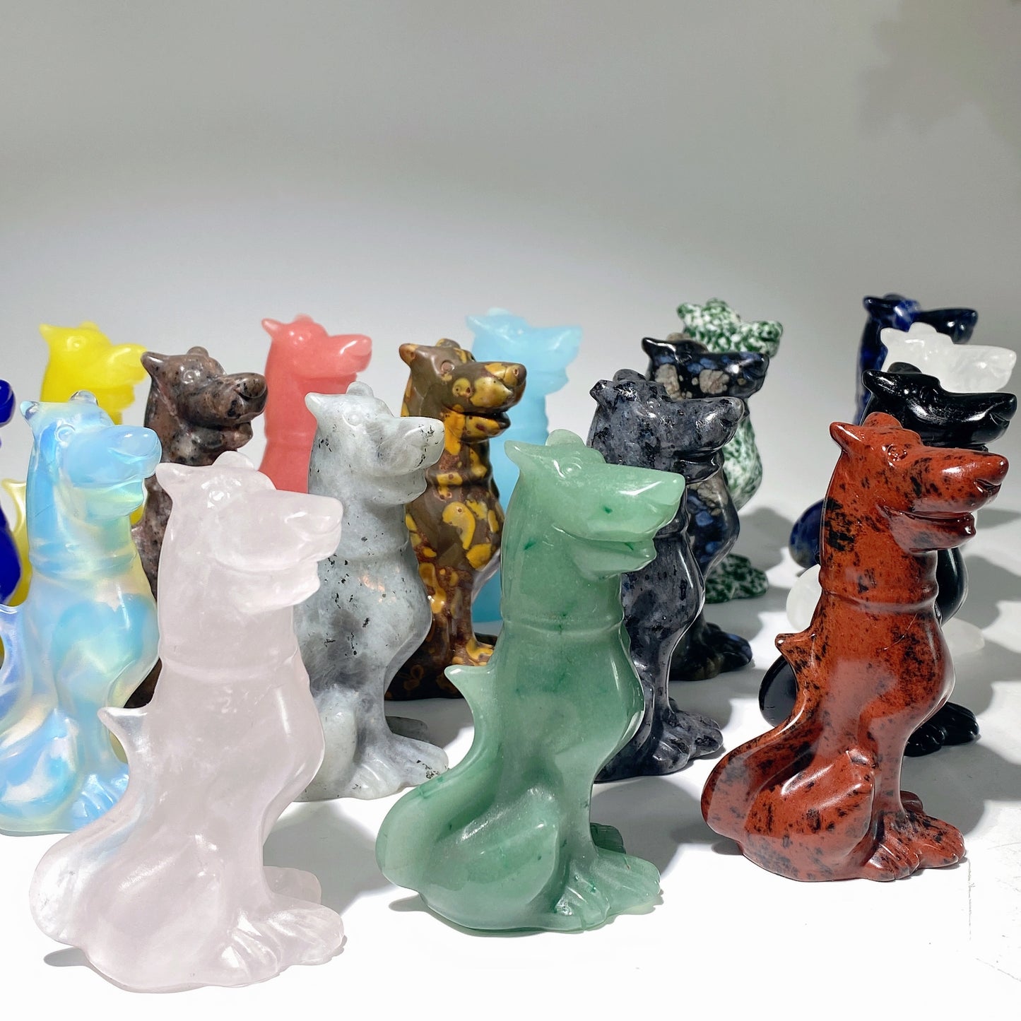 3.1" Mixed Crystal Scooby Carvings Bulk Wholesale