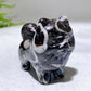 2.2" Naturla Crystal Pomeranian Dog Carving Wholesale