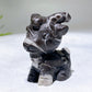 2.3" Natural Crystal Goat Carving Wholesale