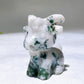 2.3" Natural Crystal Goat Carving Wholesale