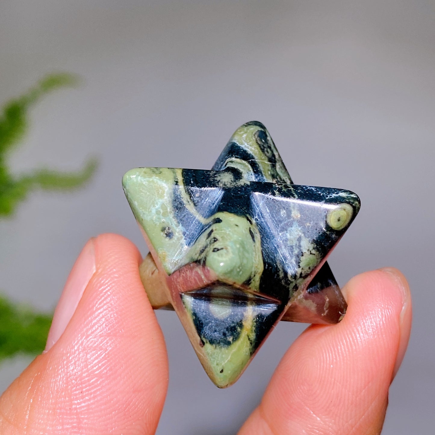 1.2" Natural Crystal Merkaba Carving Wholesale
