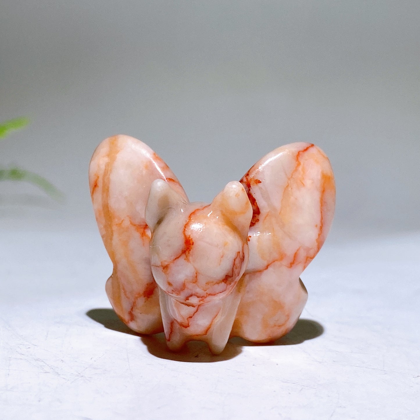 1.4" Natural Crystal Butterfly Carving Wholesale