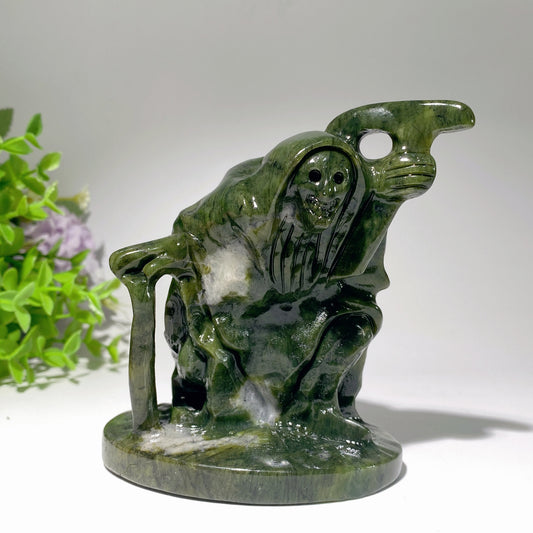 4.2" Serpentine Death Carvings Bulk Wholesale