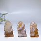 1.2" Mini Flower Agate Dinosaur Carving Crystal Healing Bulk Wholesale