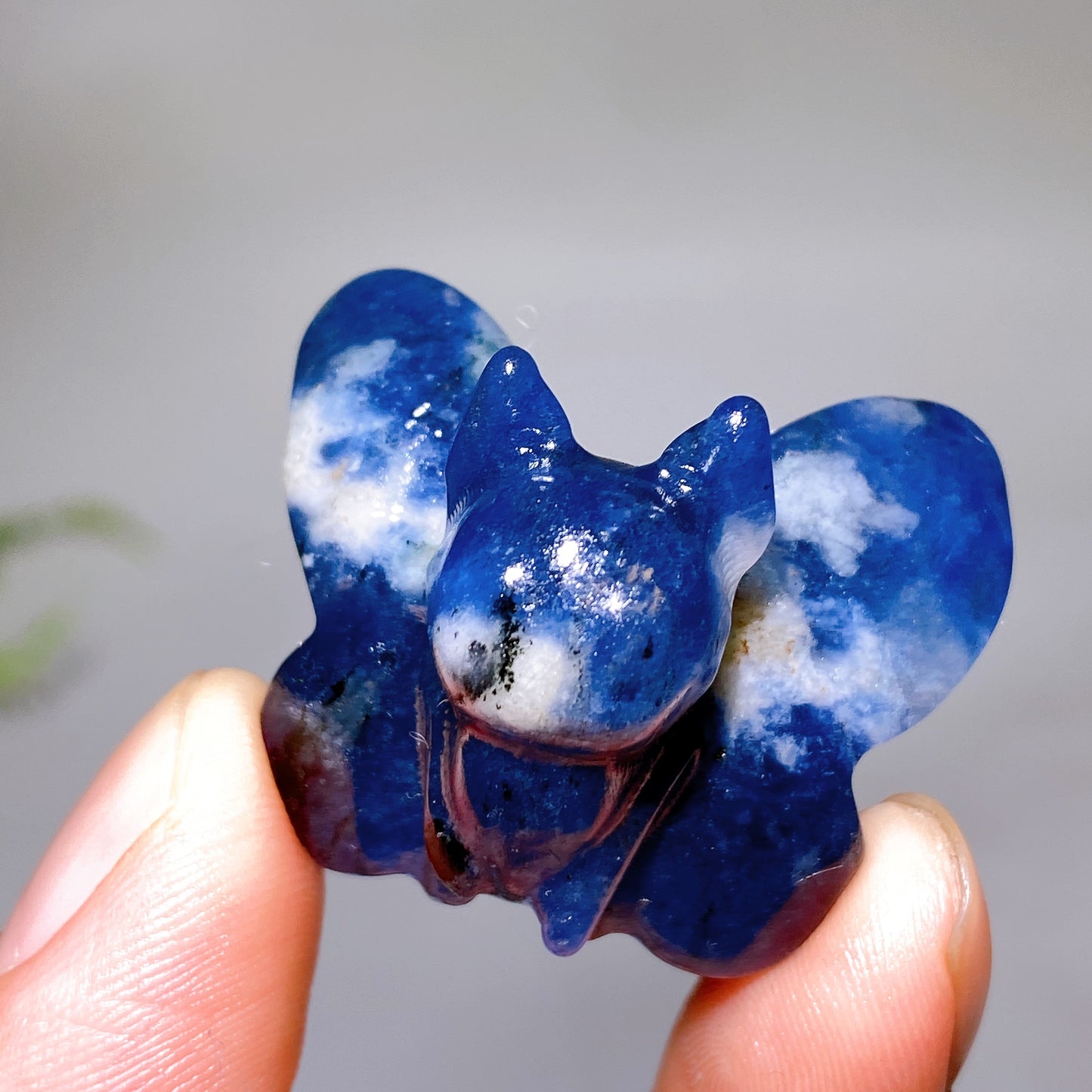 1.4" Natural Crystal Butterfly Carving Wholesale