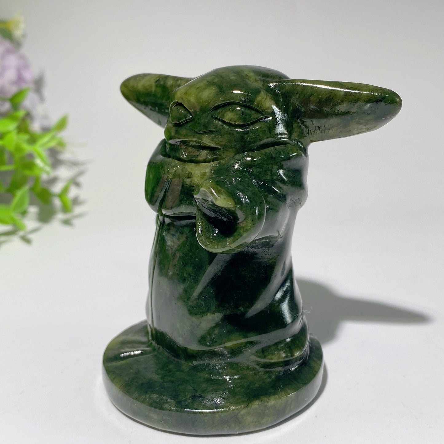 3.1" Serpentine Yoda Carvings Bulk Wholesale