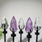 13-17cm Amethyst Clear Quartz Polyhedron with Stand Crystal Healing Bulk Wholesale