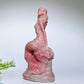 6.9" Pink Jade Mermaid Carvings Crystal Healing Bulk Wholesale