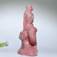 6.9" Pink Jade Mermaid Carvings Crystal Healing Bulk Wholesale