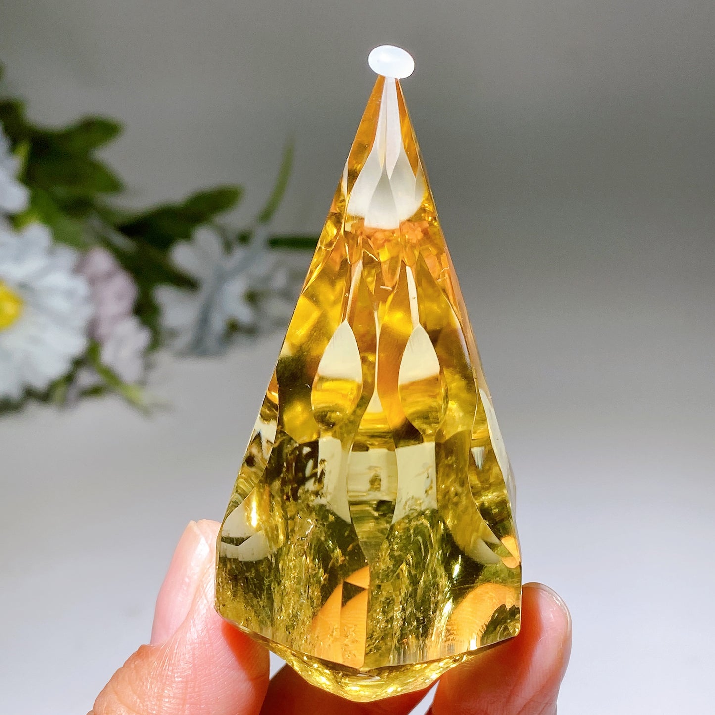2.5"-3.0" Citrine Tower Carving Crystal Healing Bulk Wholesale