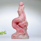 6.9" Pink Jade Mermaid Carvings Crystal Healing Bulk Wholesale
