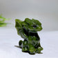 1.4" Natural Crystal Dragon Carving Wholesale