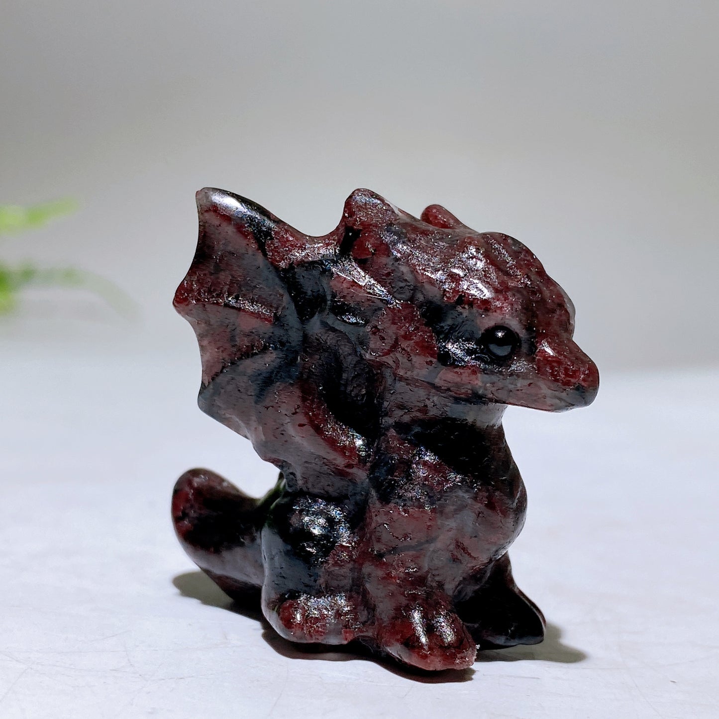 1.4" Natural Crystal Dragon Carving Wholesale