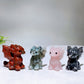 1.4" Natural Crystal Dragon Carving Wholesale