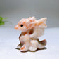 1.4" Natural Crystal Dragon Carving Wholesale