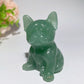 2.3" Mixed Crystal Bull Dog Carvings Bulk Wholesale