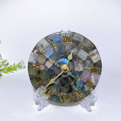 11-18cm Labradorite Clock Free Form Bulk Wholesale