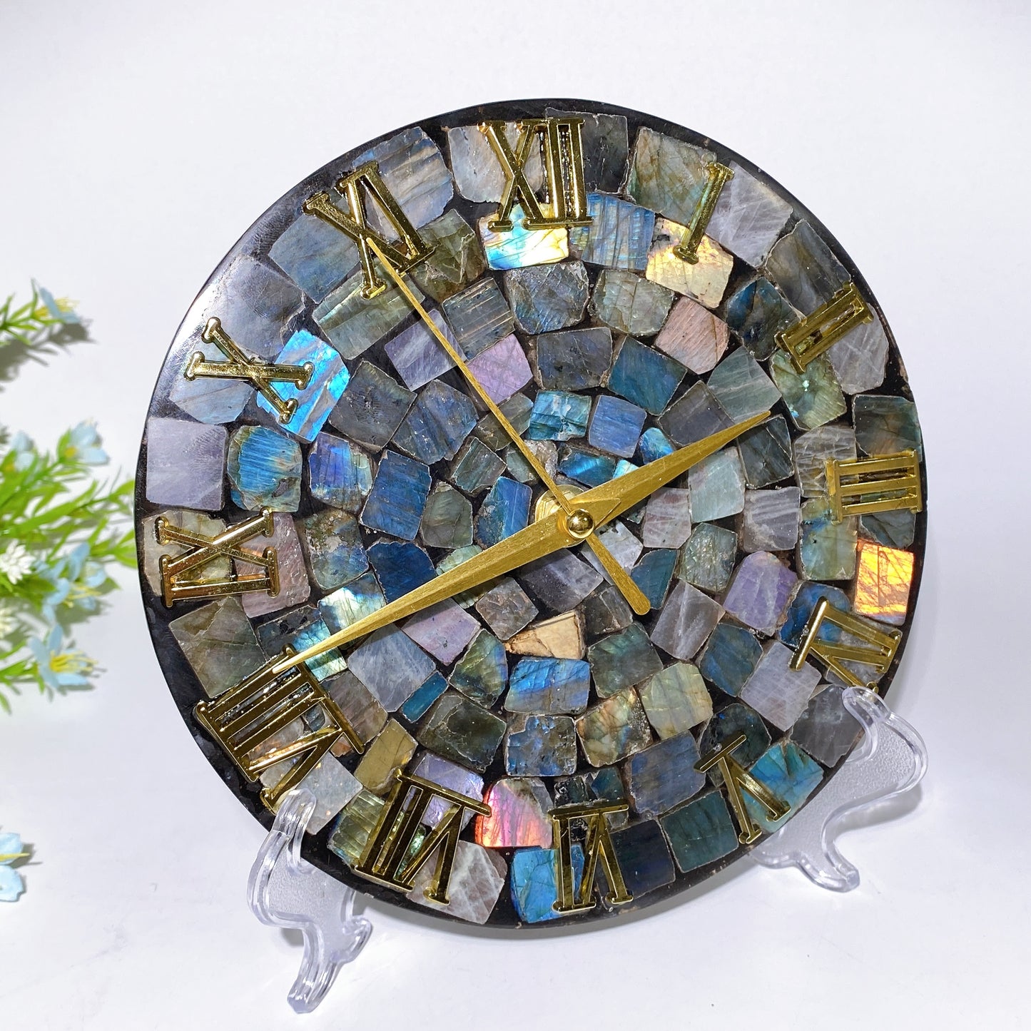 11-18cm Labradorite Clock Free Form Bulk Wholesale