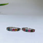 Cooper Silver Plated Tourmaline Ring Crystal Healing Bulk Wholesale