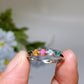 Cooper Silver Plated Tourmaline Ring Crystal Healing Bulk Wholesale