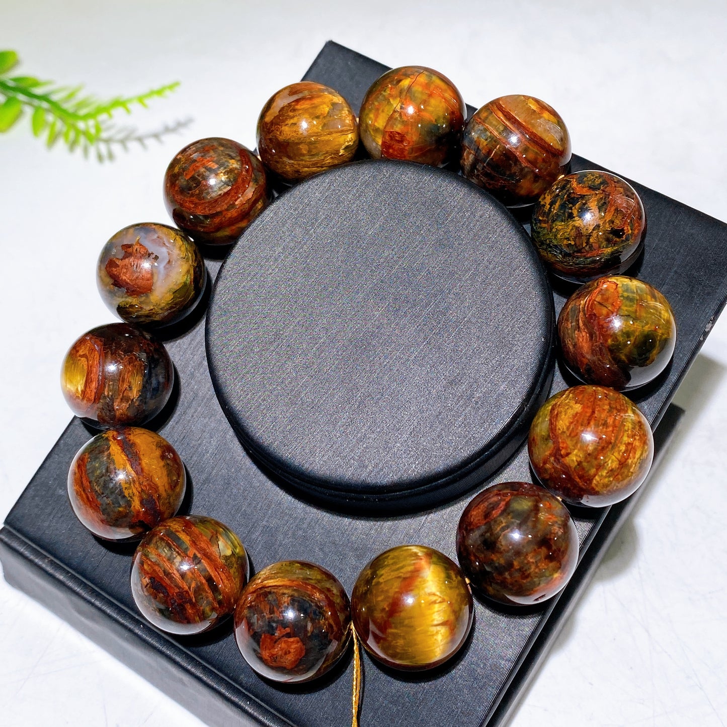 17-17.8mm Golden Pietersite Bracelet Wholesale