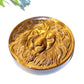 1.8" Yellow Tiger's Eye Lion Slab Carvings Crystal Healing Bulk Wholesale