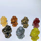 1.6” Mixed Crystal Yoxi Carvings Bulk Wholesale