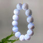 19mm Natural Blue Lace Agate Bracelet Wholesale