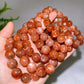 13mm 14mm 15mm Natural Golden Sunstone Bracelet Wholesale