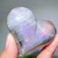 2.5"-2.8" Labradorite Peach Heart Carvings Bulk Wholesale