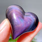 1.8"-2.7" Rainbow Obsidian Peach Heart Carvings Bulk Wholesal e