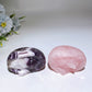 3.6" Dream Amethyst Rose Quartz Brain Carving Crystal Healing Bulk Wholesale