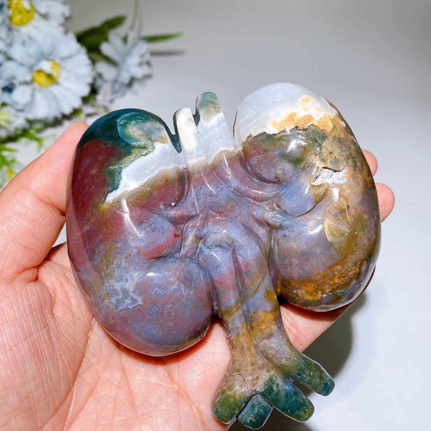 3.9" Crystal Lung Carving Crystal Healing Bulk Wholesale