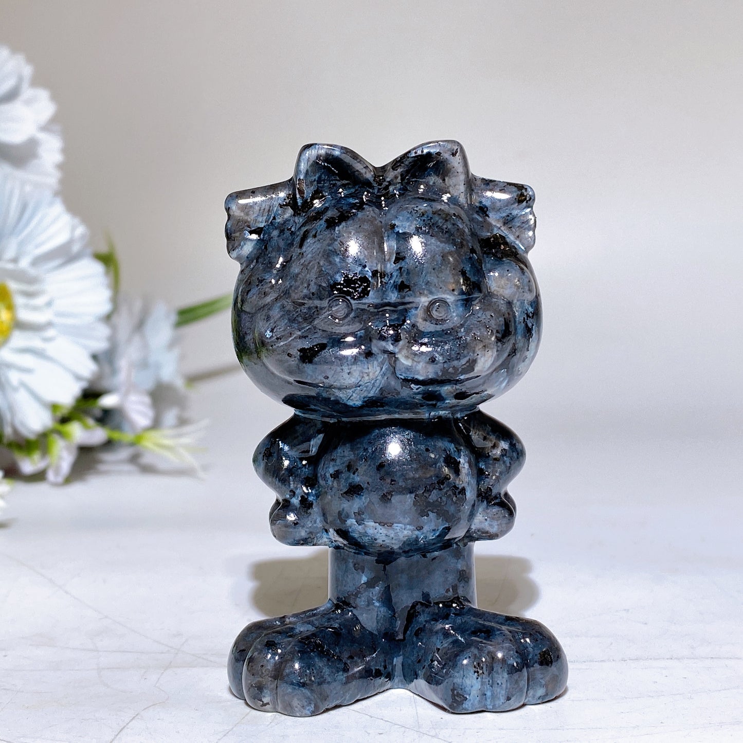 3.1" Crystal Garfield Carving Crystal Healing Bulk Wholesale