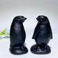 2.5“ Black Obsidian Penguin Carvings Crystal Healing Bulk Wholesale