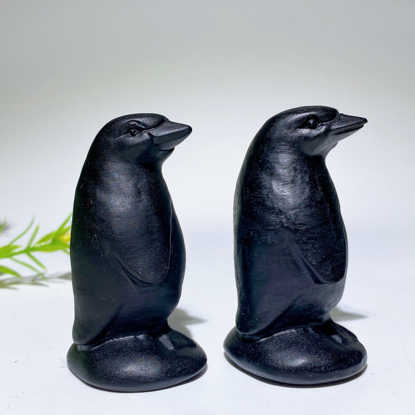 2.5“ Black Obsidian Penguin Carvings Crystal Healing Bulk Wholesale