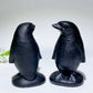 2.5“ Black Obsidian Penguin Carvings Crystal Healing Bulk Wholesale