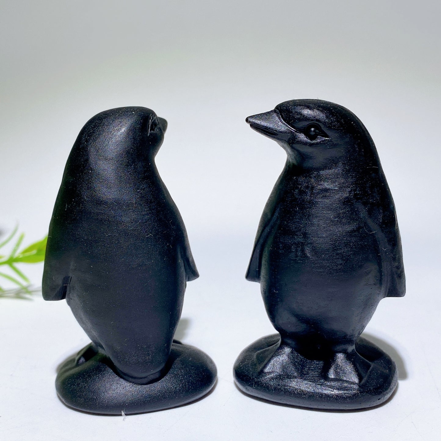 2.5“ Black Obsidian Penguin Carvings Crystal Healing Bulk Wholesale
