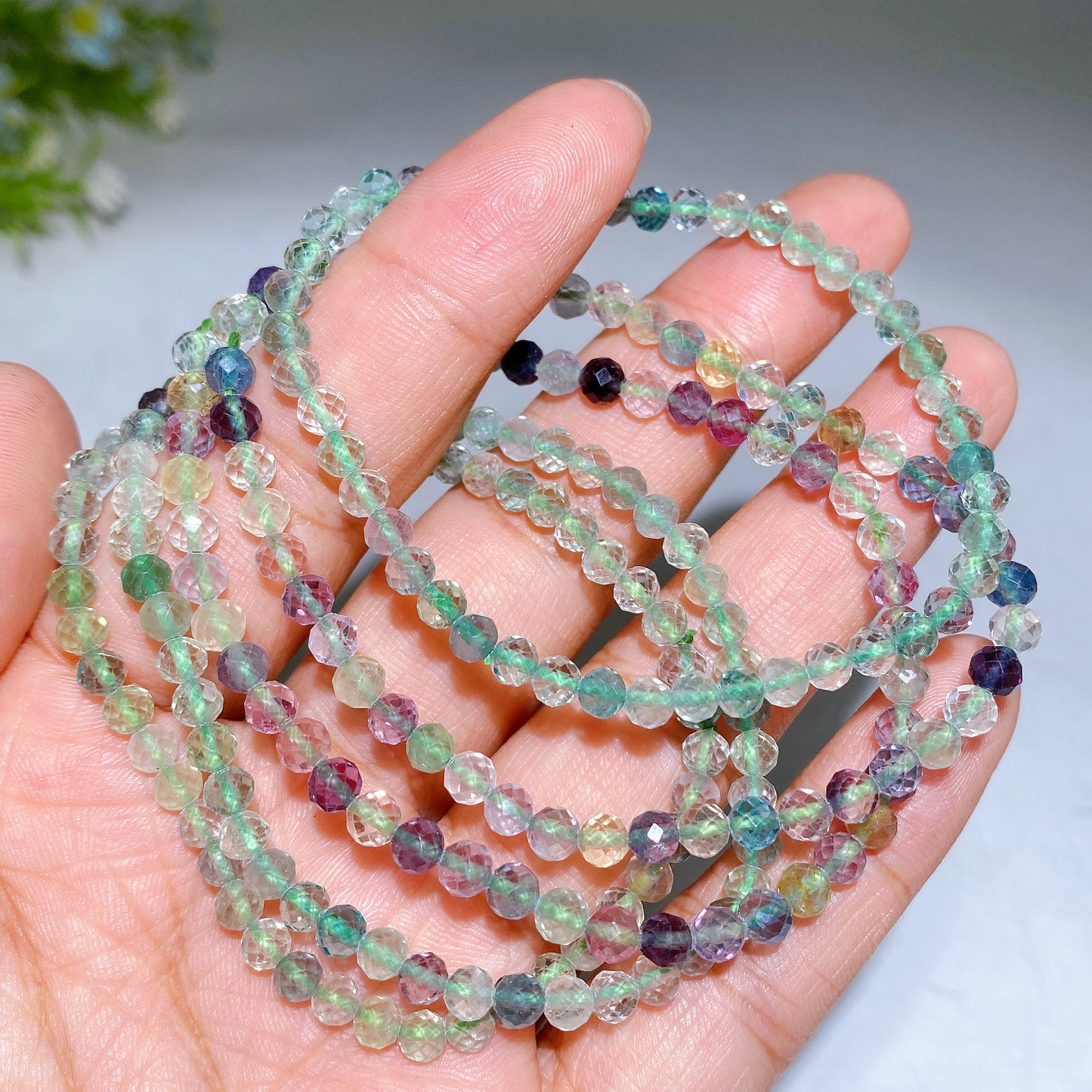 4mm Faceted Crystal Bracelet Wholesale