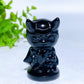 2.1" Black Obsidian Marvel Series Character Carvings Crystal Healing Bulk Wholesale