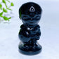 2.1" Black Obsidian Marvel Series Character Carvings Crystal Healing Bulk Wholesale