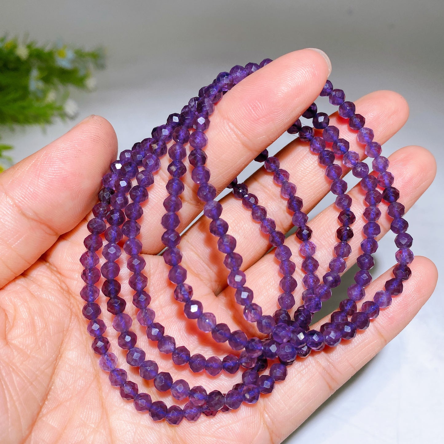 4mm Faceted Crystal Bracelet Wholesale