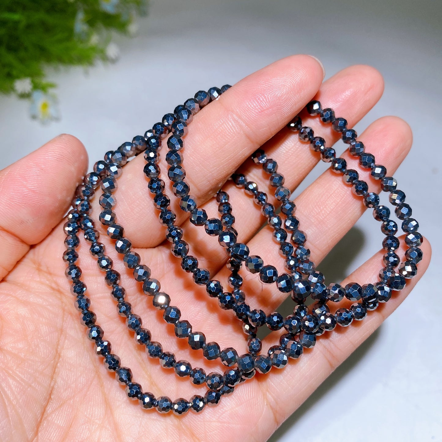 4mm Faceted Crystal Bracelet Wholesale