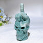 3.9" Crystal Middle Finger Gesture with Skull Carving Crystal Healing Bulk Wholesale